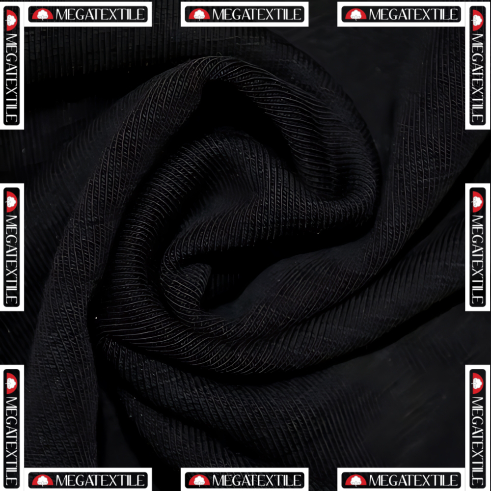 Футер 3-х нитка | Черный | 5092 | Пенье 30/100/10 | 70%хб/30%пол | 185см 350rp (+/-5)