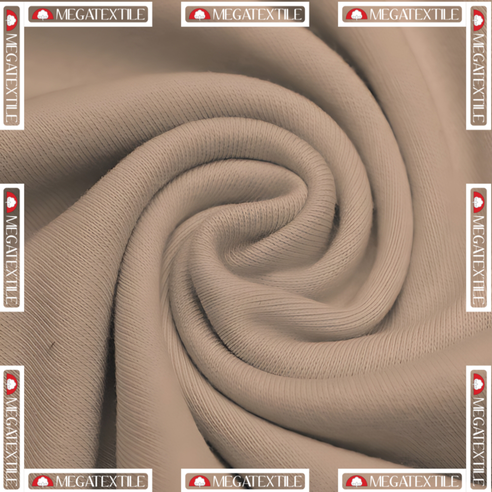 Double face Интерлок | Беж | 5005 (16-1318) | Пенье 30/70/30 | 75%хб/25%пол | 180см | 360гр (+/-5)
